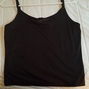 Black tank top
